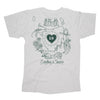 Luca Brasi - Tassie Heart Tee (White Marle) back