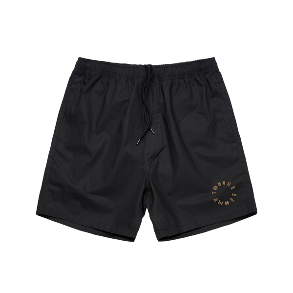 Touche Amore - Logo Embroidered Shorts (Black)