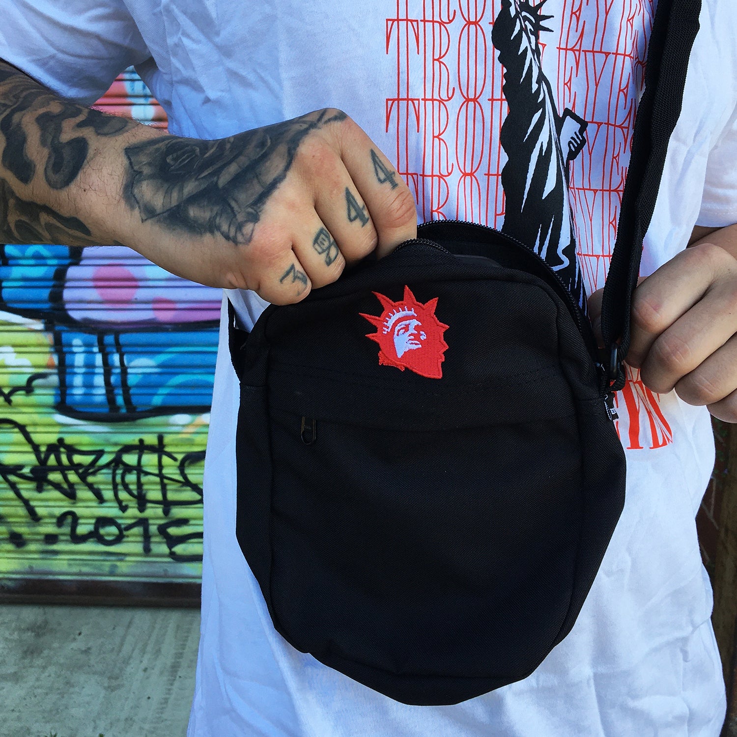 Trophy Eyes - Liberty Red Logo Shoulder Bag