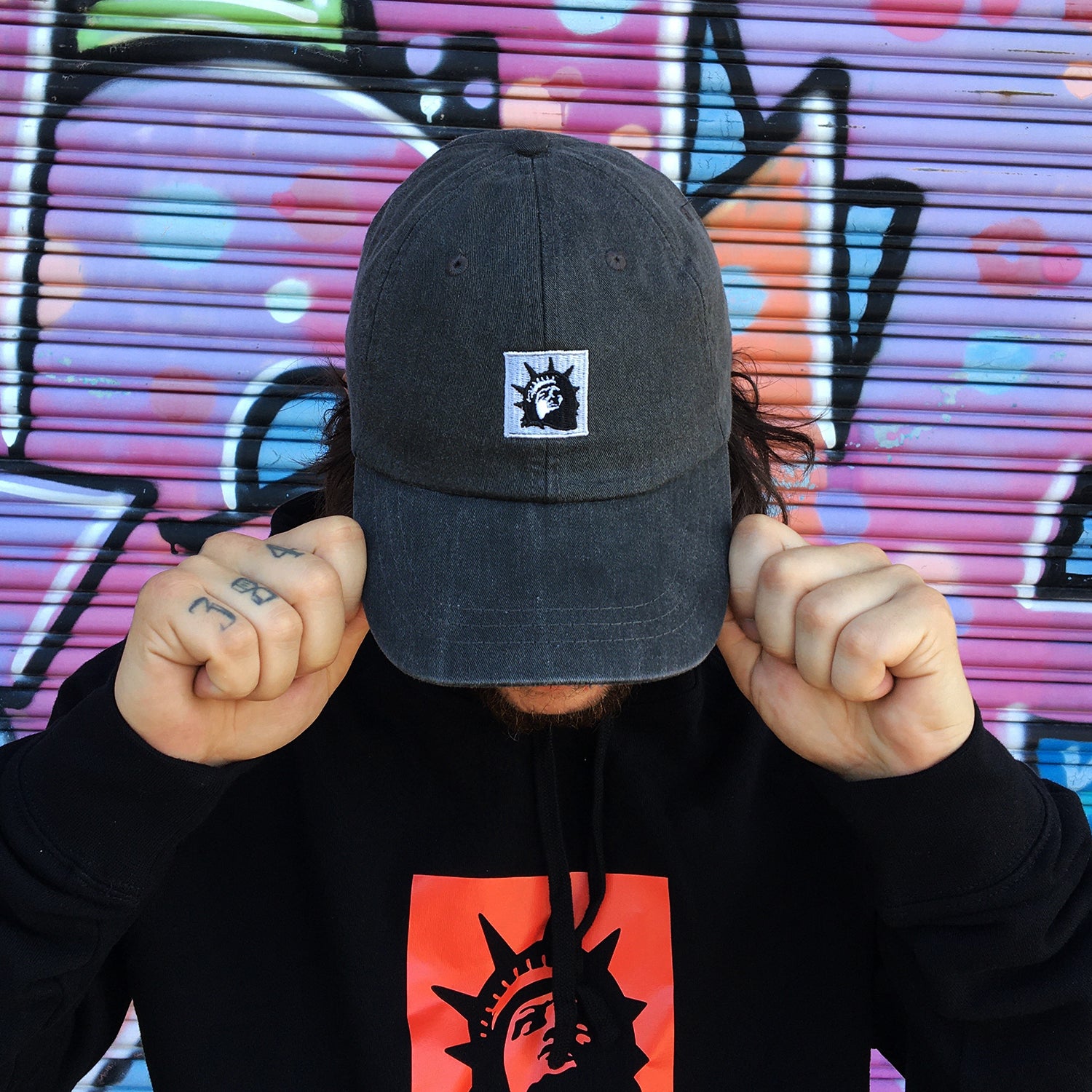 Trophy Eyes - Statue Dad Hat (Black)