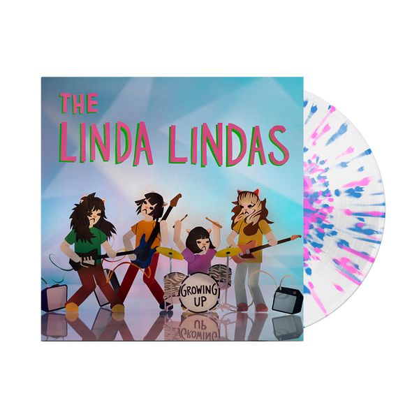 The Linda Lindas - Growing Up LP (Clear with Blue & Pink Splatter Vinyl)