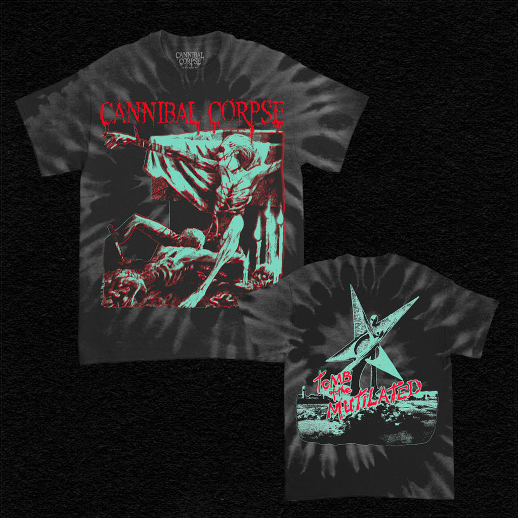 Cannibal Corpse - Tomb Of The Mutilated T-Shirt (Black/Grey Dye)