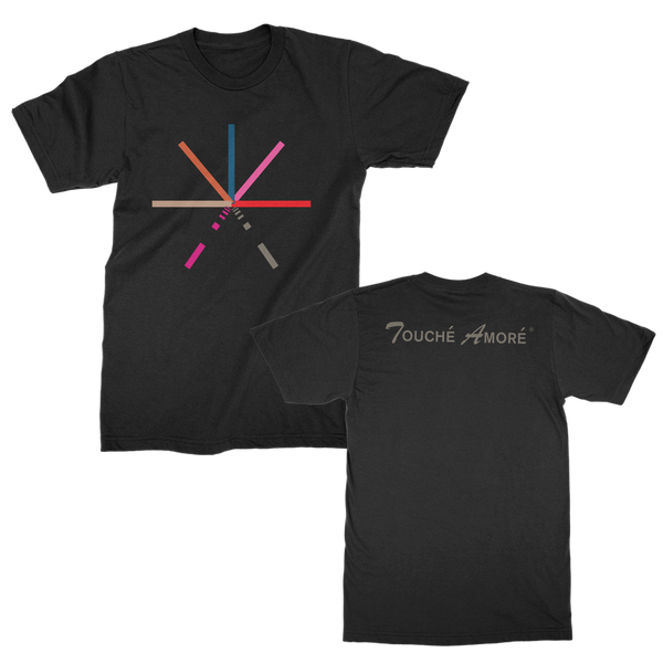 Touche Amore - 7 Color Asterisk T-shirt (Black)