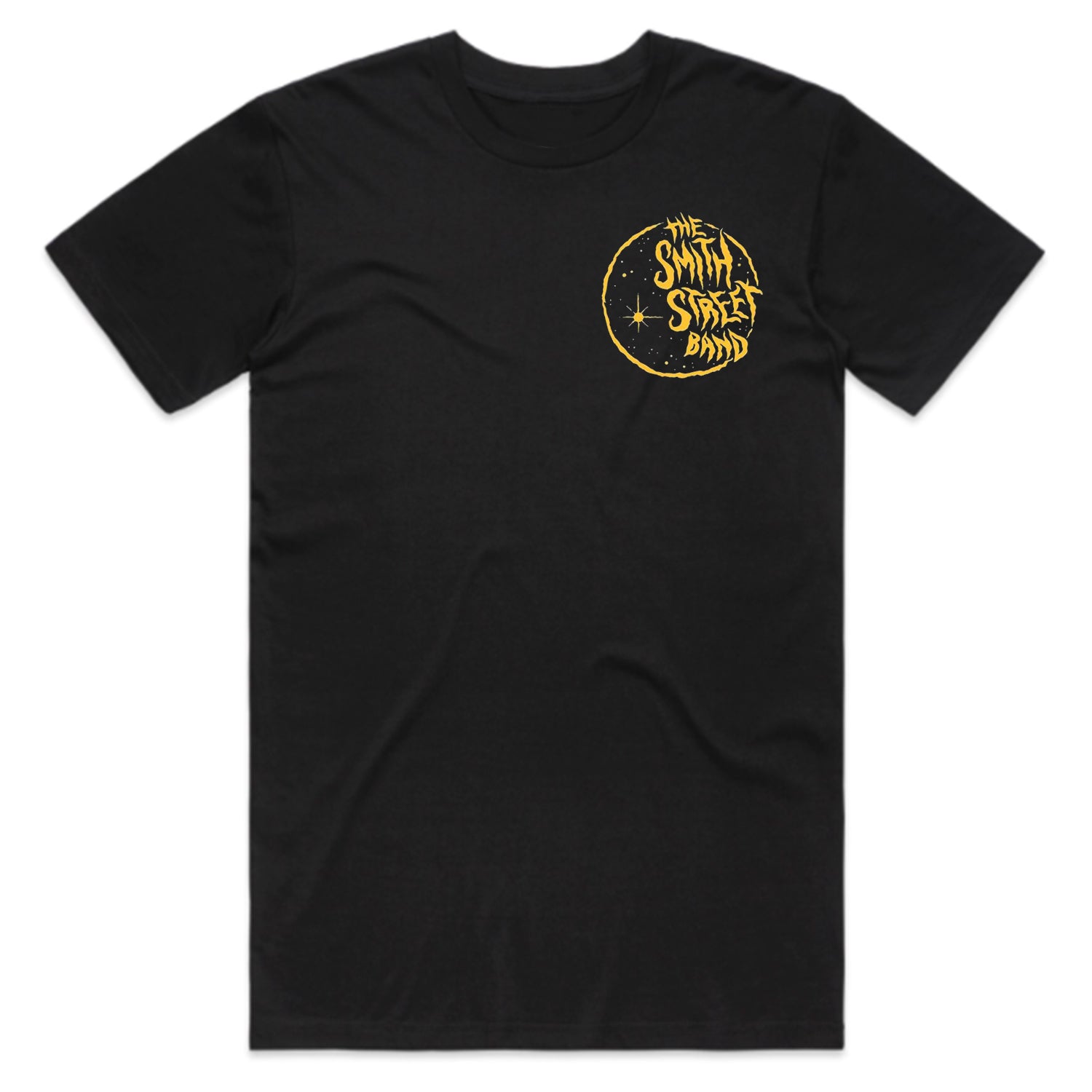 The Smith Street Band - Black Moon T-Shirt (Yellow Print)