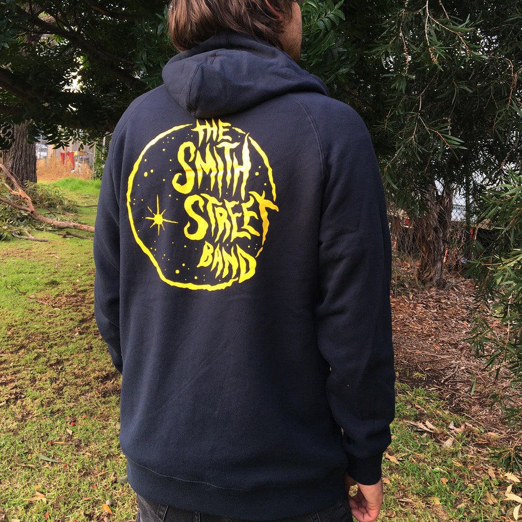 The Smith Street Band - Moon Zip Up Hoodie (Navy)