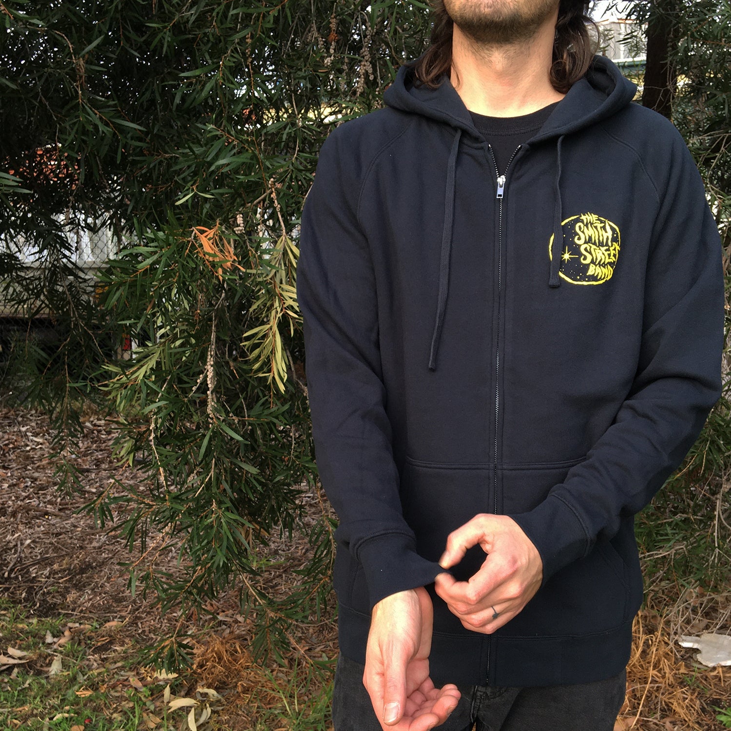 The Smith Street Band - Moon Zip Up Hoodie (Navy)