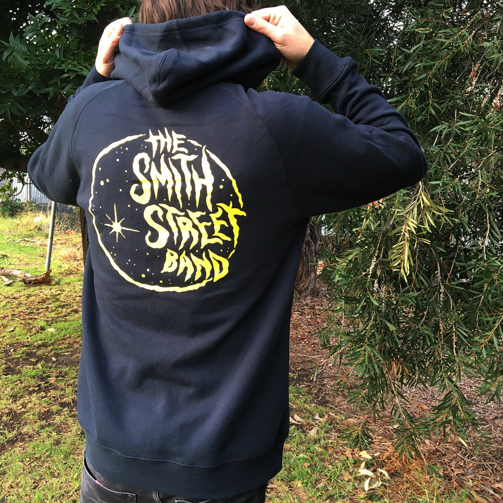 The Smith Street Band - Moon Zip Up Hoodie (Navy)