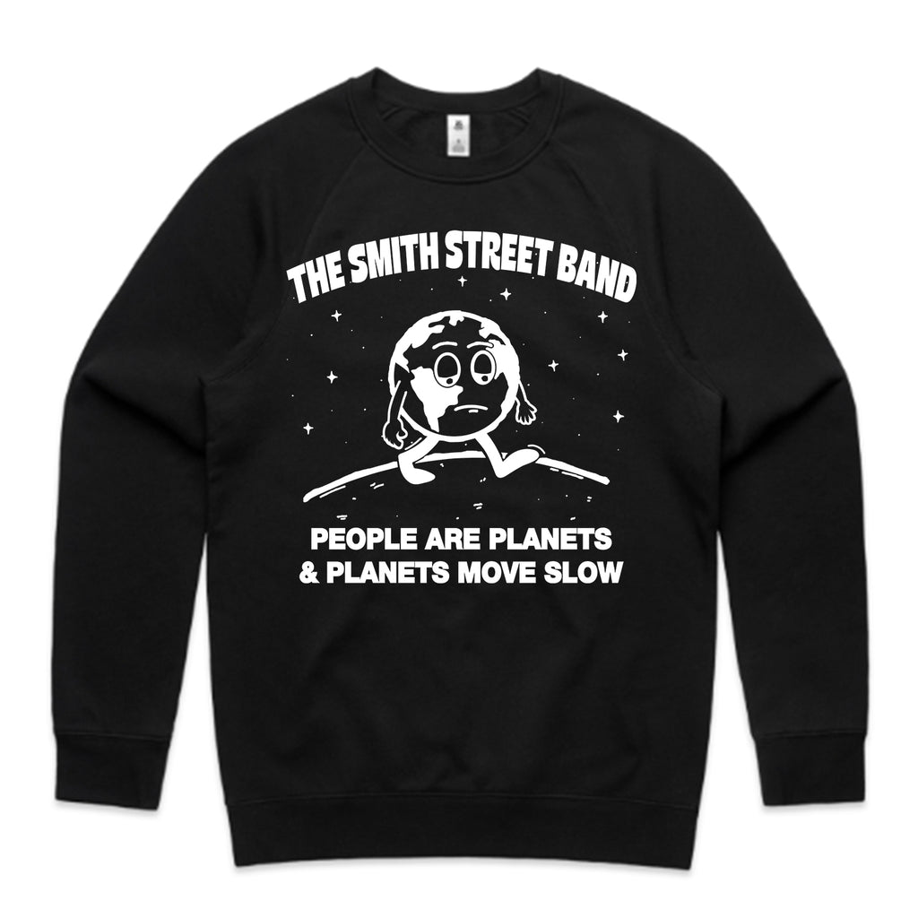 The Smith Street Band - People Are Planets Crewneck (Black) + Download