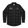 Luca Brasi - Tassie Tiger Flannel Shirt (Black/Grey)