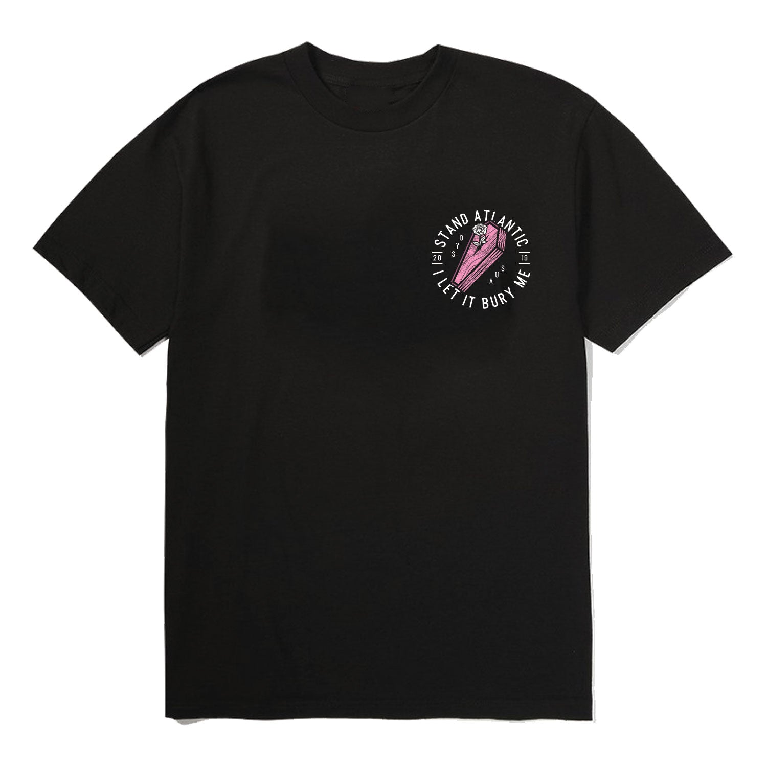 Rock Off Stand Atlantic Maglietta Rosa – Logo Elefante, Ufficiale, Unisex, Cotone Morbido