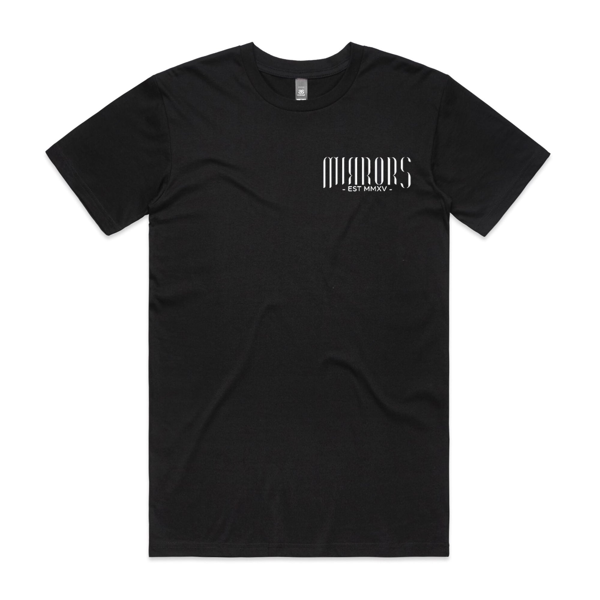 Mirrors - Text Tee (Black)