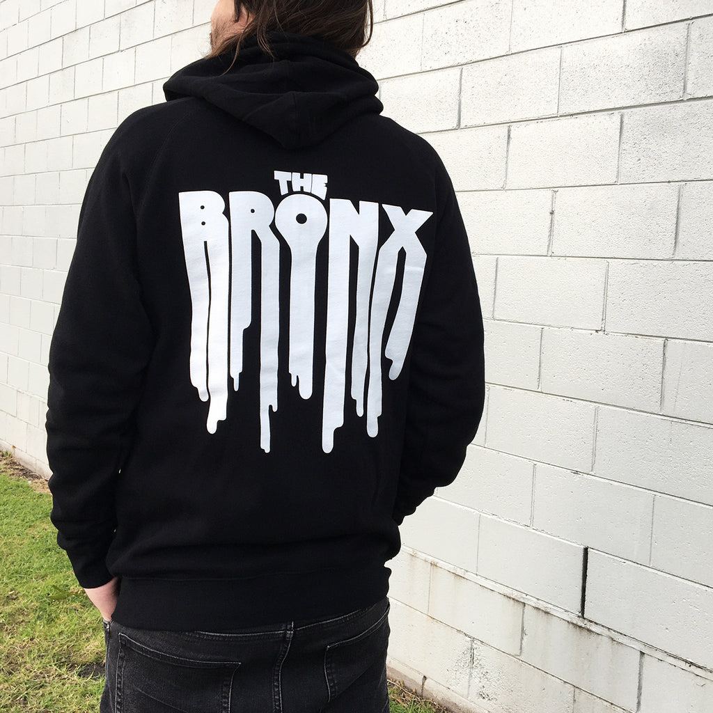 The Bronx - Drip Logo Zip Up Hoodie (Black)