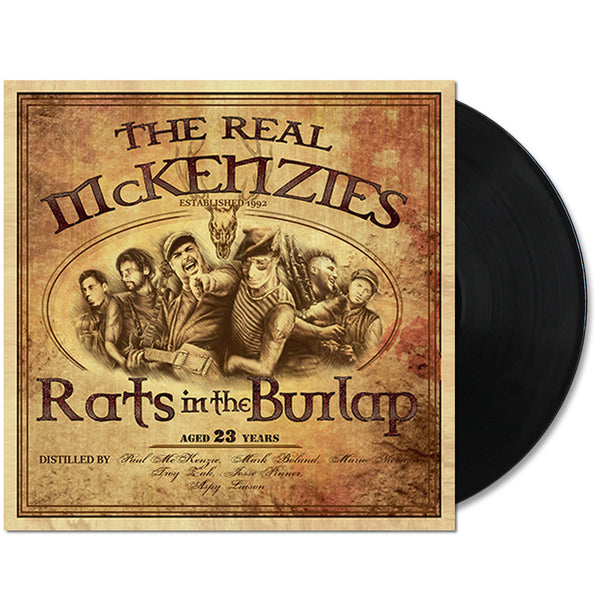 The Real McKenzies - Rats In The Burlap LP Black