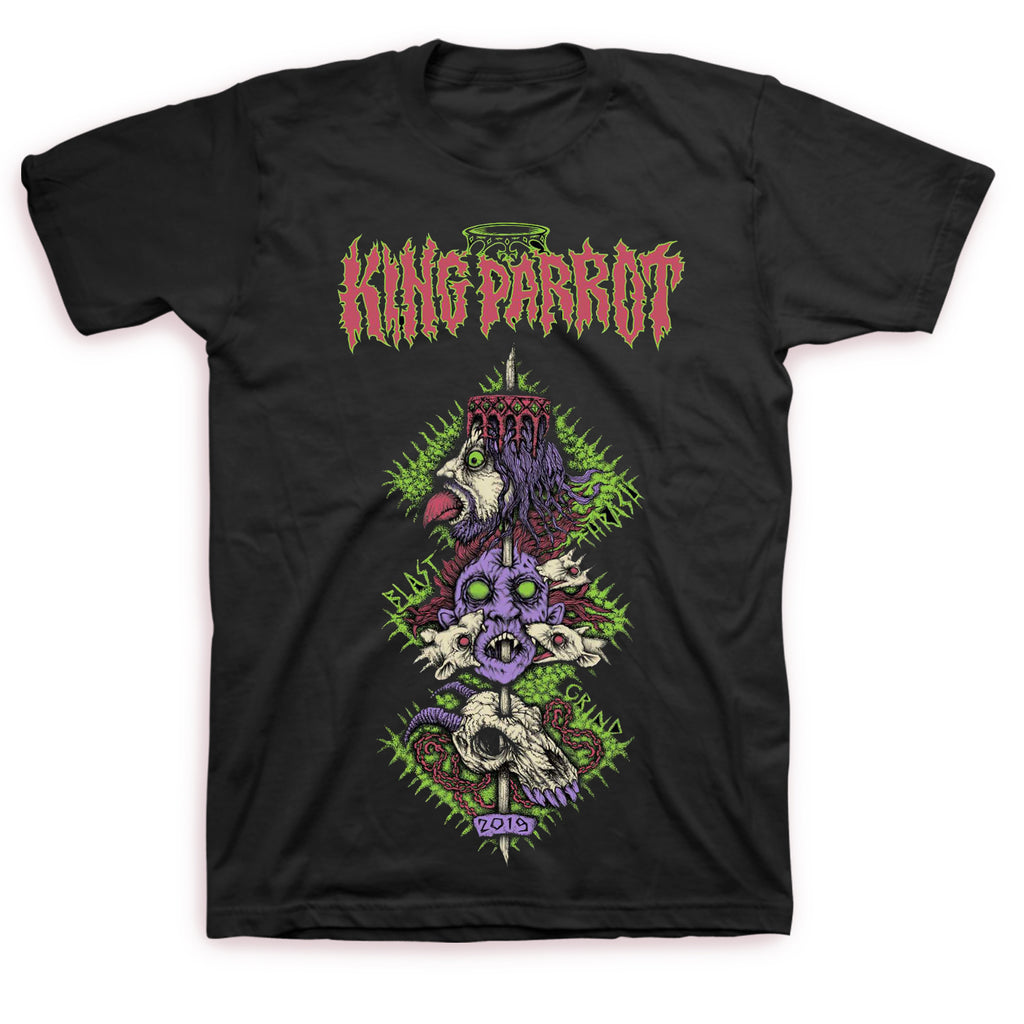 King Parrot - Thrash Blast Grind Tour Tee - Front