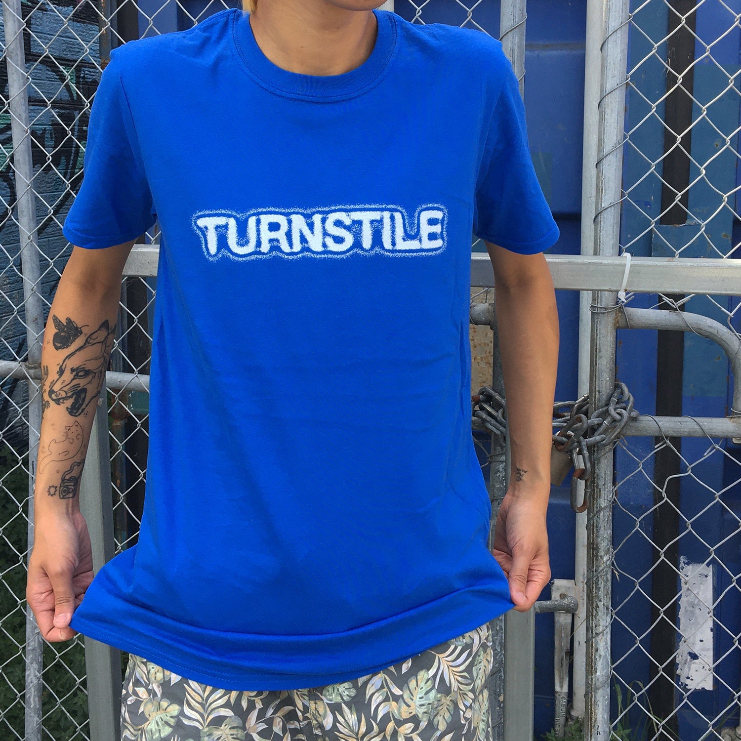 TURNSTILE Tシャツ 青色 L size | COSMIC-SOFTWARE.CO.JP
