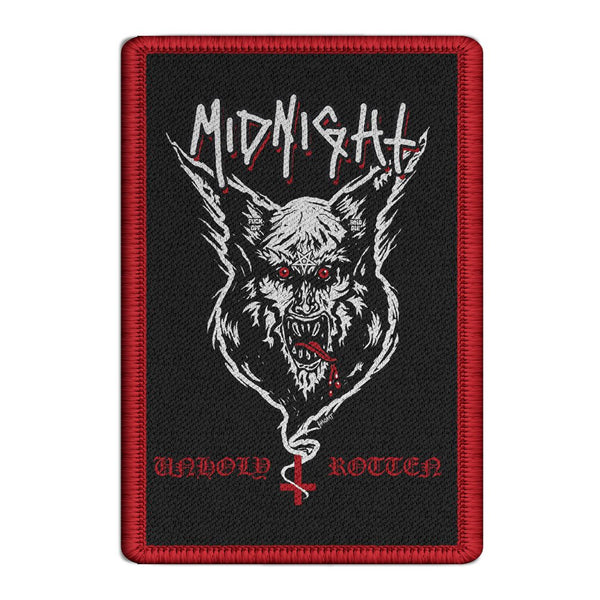 Midnight - Unholy Rotten Embroidered Patch (Red)