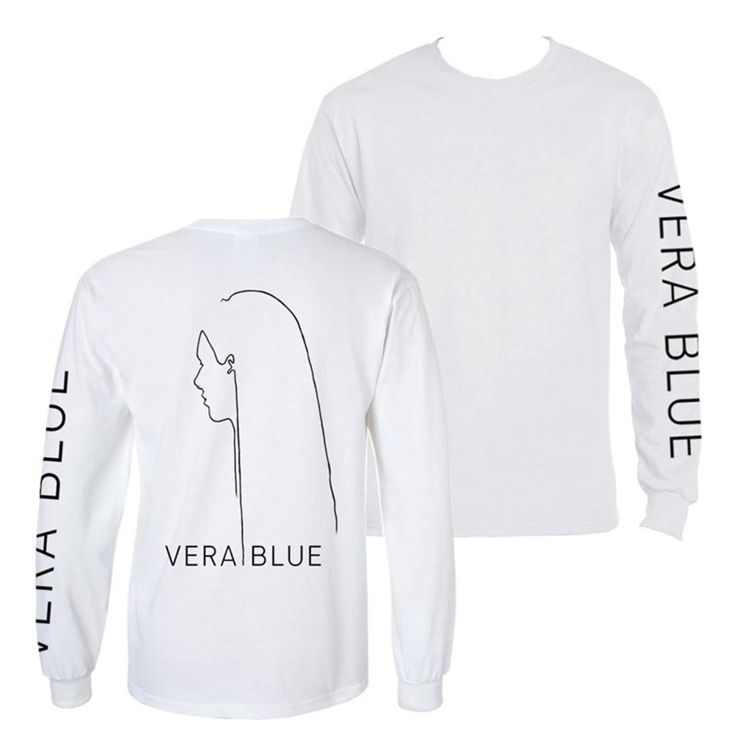 Vera Blue - Figure Longsleeve (White)