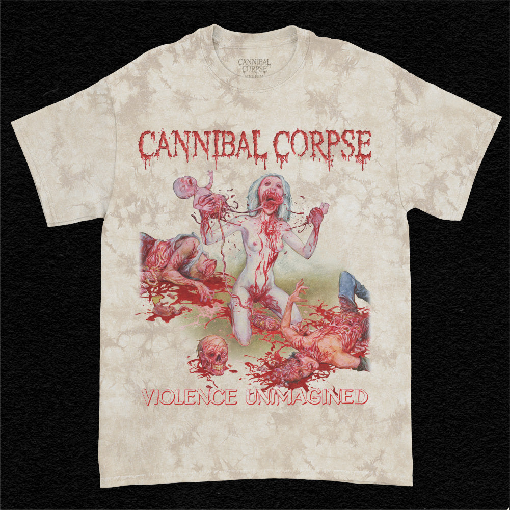Cannibal Corpse Violence Unimagined Uncensored T-Shirt (Soil Dye)