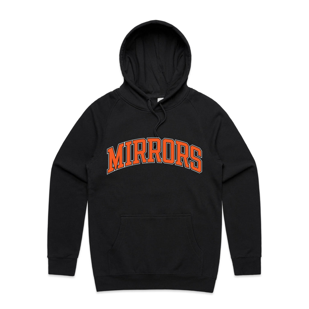 Mirrors - Varsity Pullover Hoodie (Black)