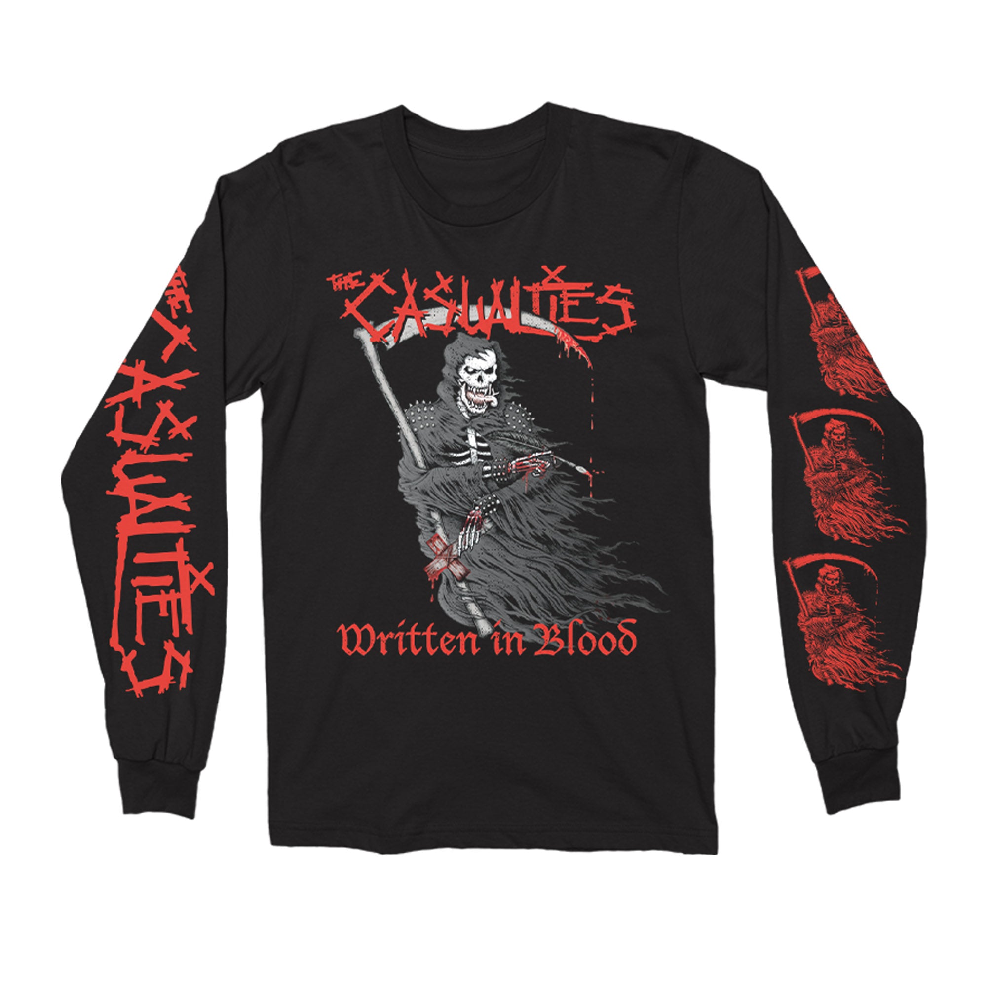 The Casualties - Written in Blood Long Sleeve (Black)