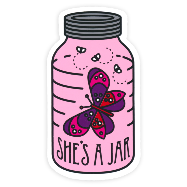 She's A Jar Sticker Artist First
