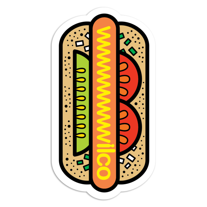 Wilco - Hot Dog Sticker