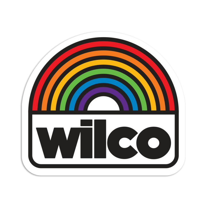 Wilco - Rainbow Sticker