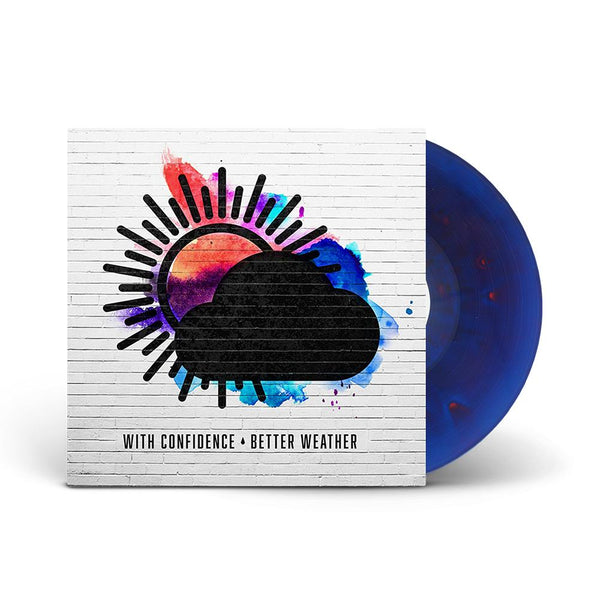 With Confidence - Better Weather LP (Transparent Blue/Transparent Purple/Red Splatter)