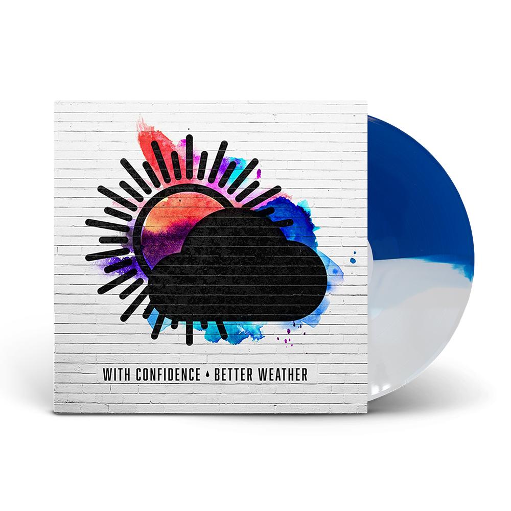 With Confidence - Better Weather LP (Half White/Half Transparent Blue)