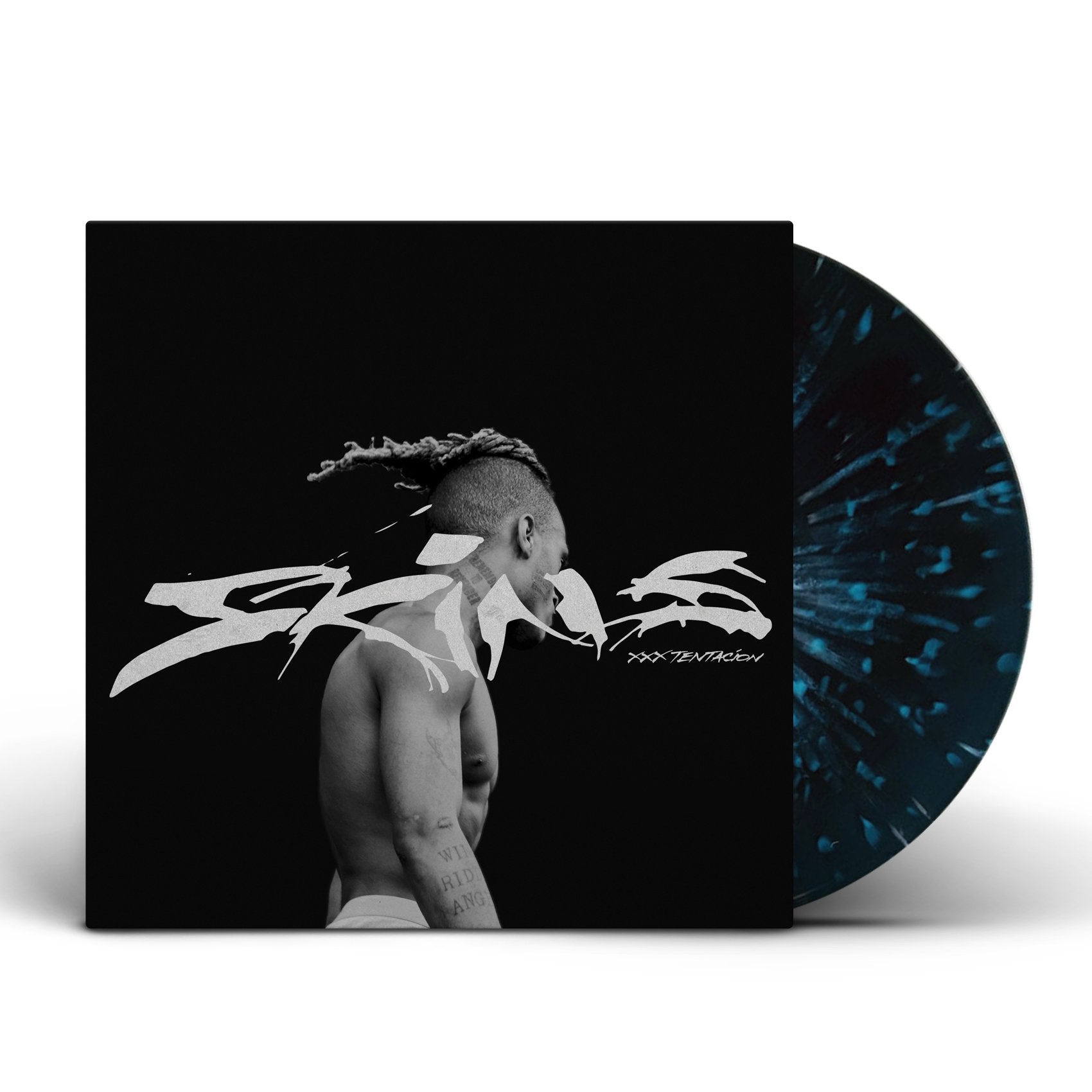 XXXTentacion - Skins LP (Black and Blue Splatter)