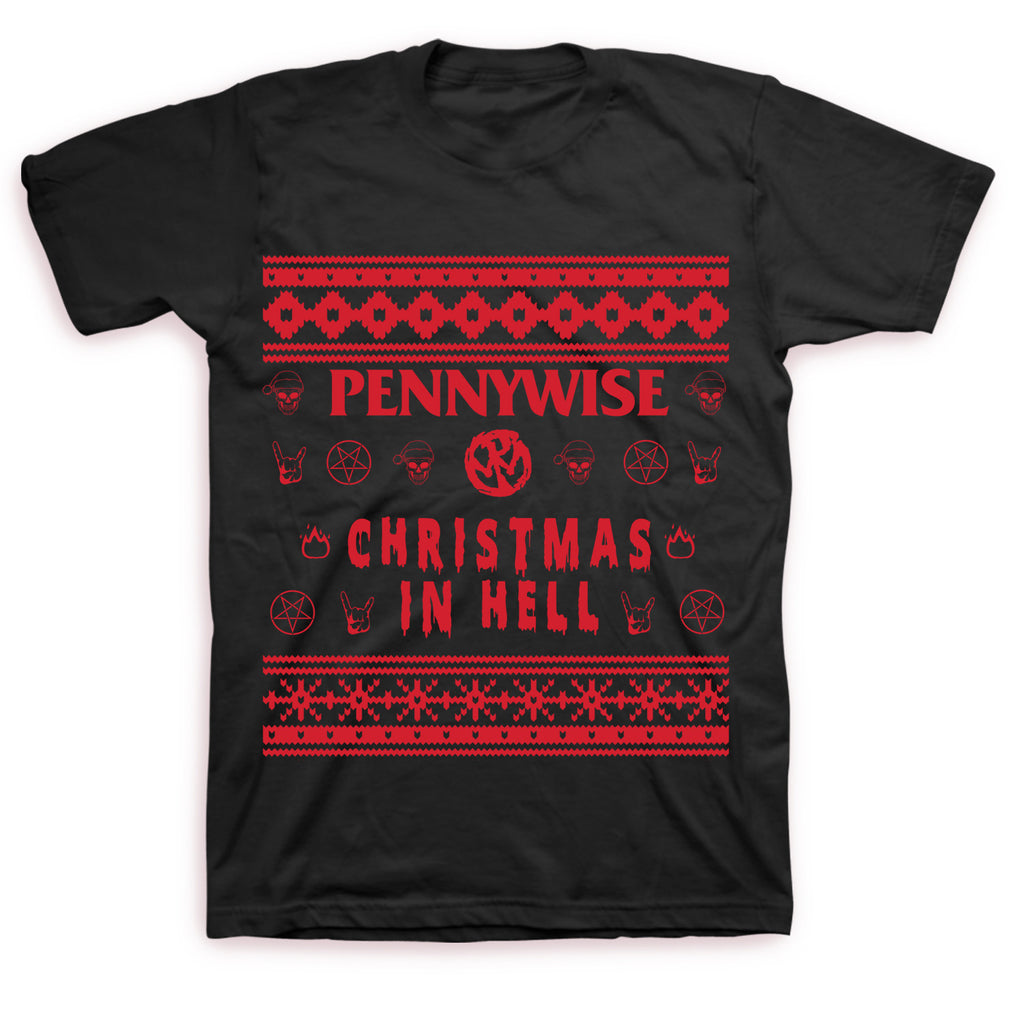 Pennywise Xmas In Hell T-shirt