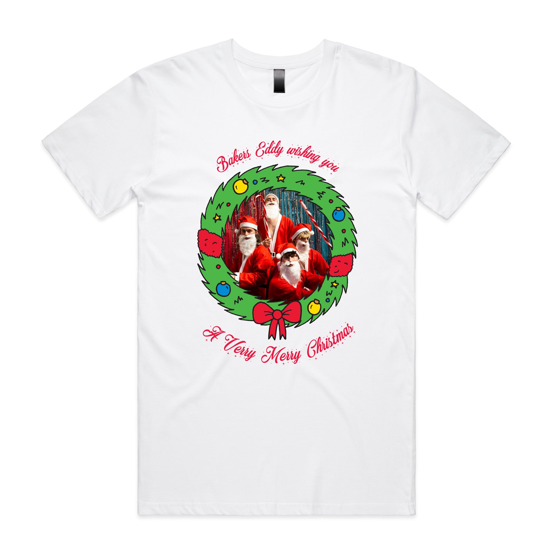 Bakers Eddy - Xmas Tee (White)
