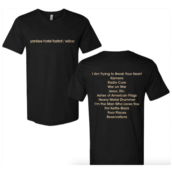 Wilco - Yankee Hotel Foxtrot Turns 20 T-shirt (Black)