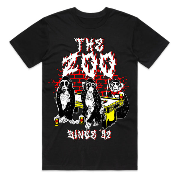The Zoo - Metal Chimps T-Shirt (Black)