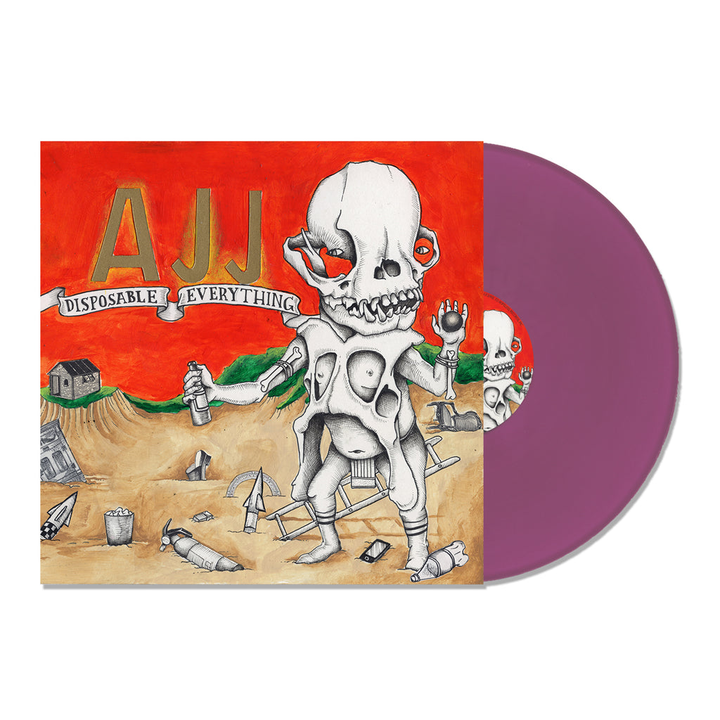 AJJ - Disposable Everything LP (Purple Vinyl) - AUS Exclusive