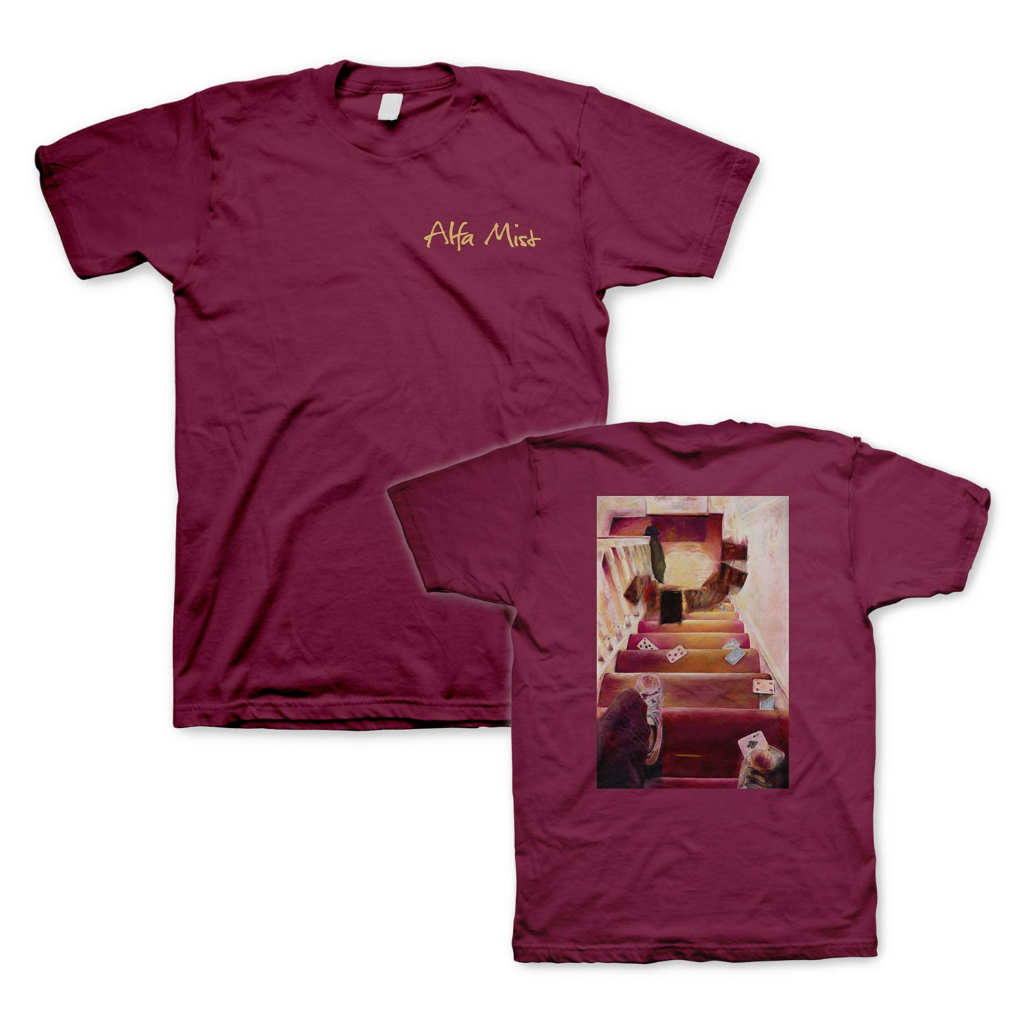 Alfa Mist – Bring Backs T-Shirt (Maroon)