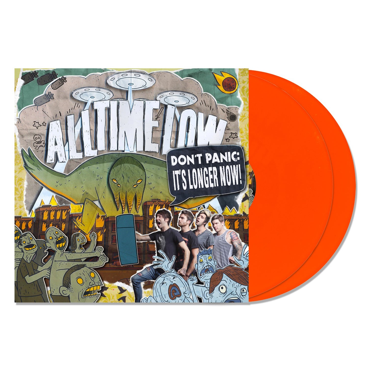 All Time Low - Don't Panic: It's Longer Now 2LP (Orange)