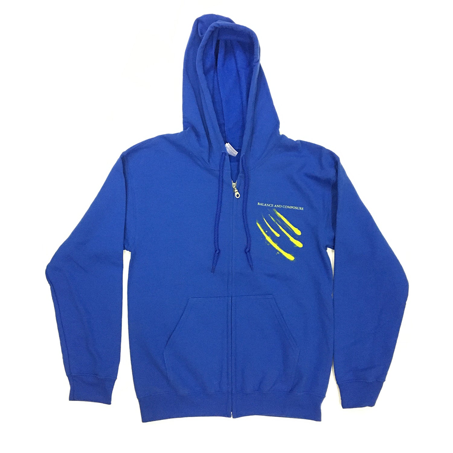 Balance And Composure - Moon Zip Up Hoodie (Blue)