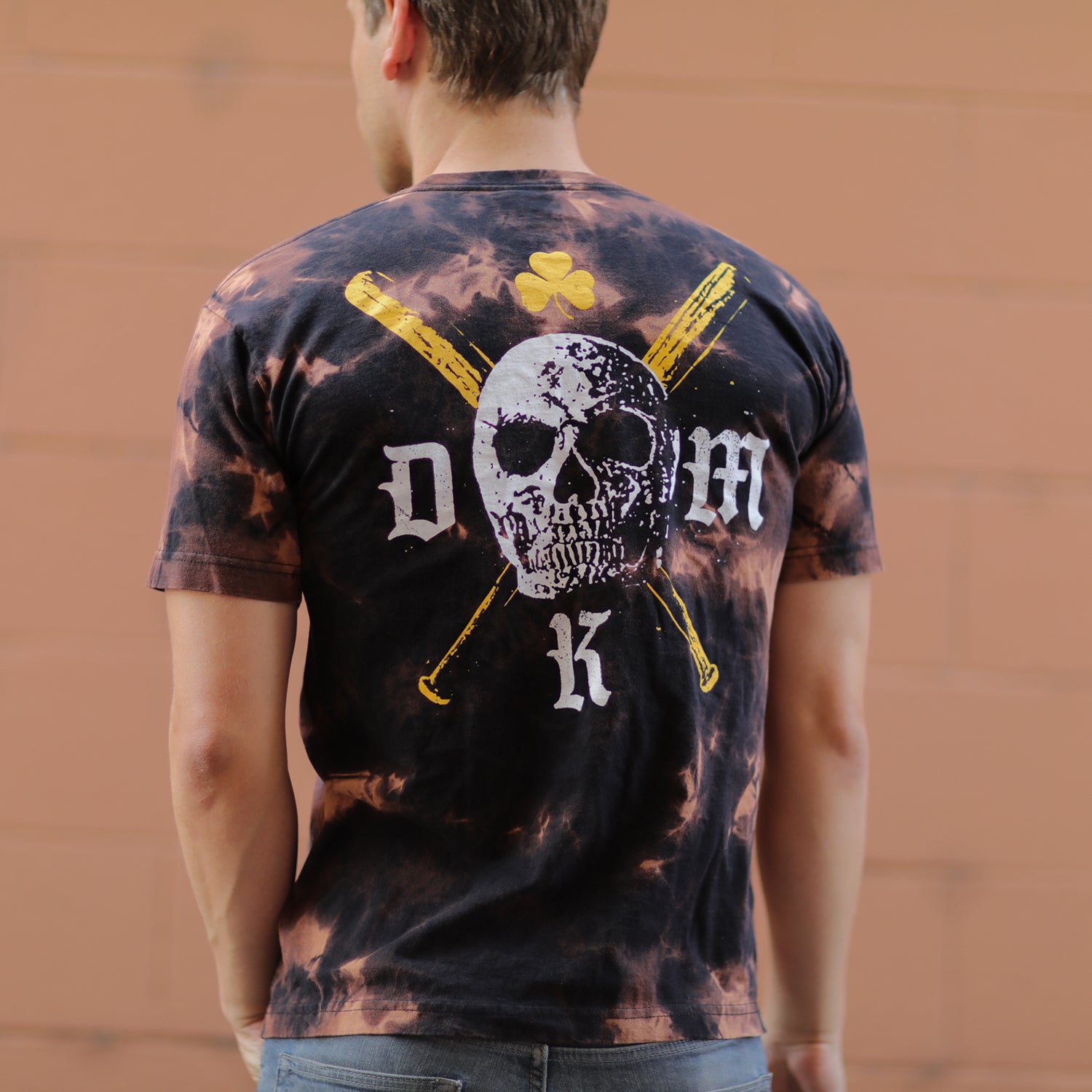 Dropkick Murphys - Bats! Dyed T-Shirt (Bleach Dye)