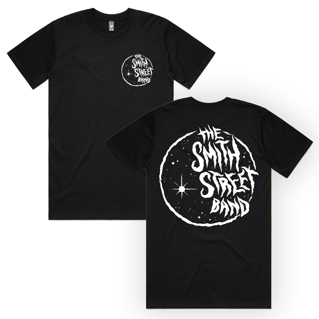 The Smith Street Band - Black Moon Tee (White Print)