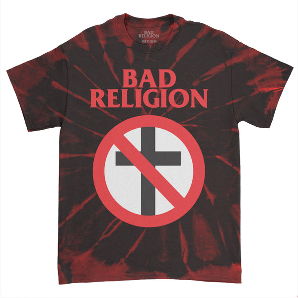 Bad Religion - Crossbuster Dyed Tee (Black Widow)