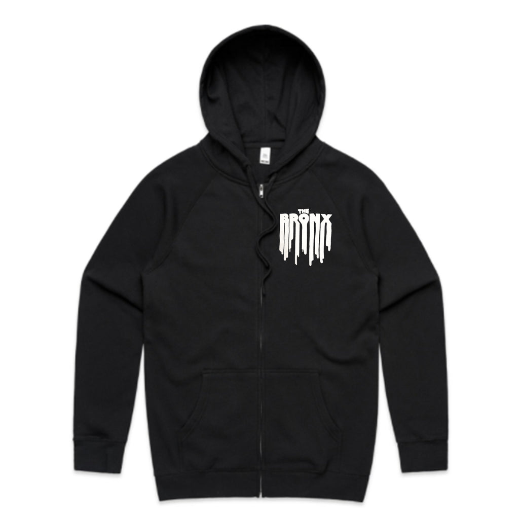 The Bronx - Drip Logo Zip Up Hoodie (Black)
