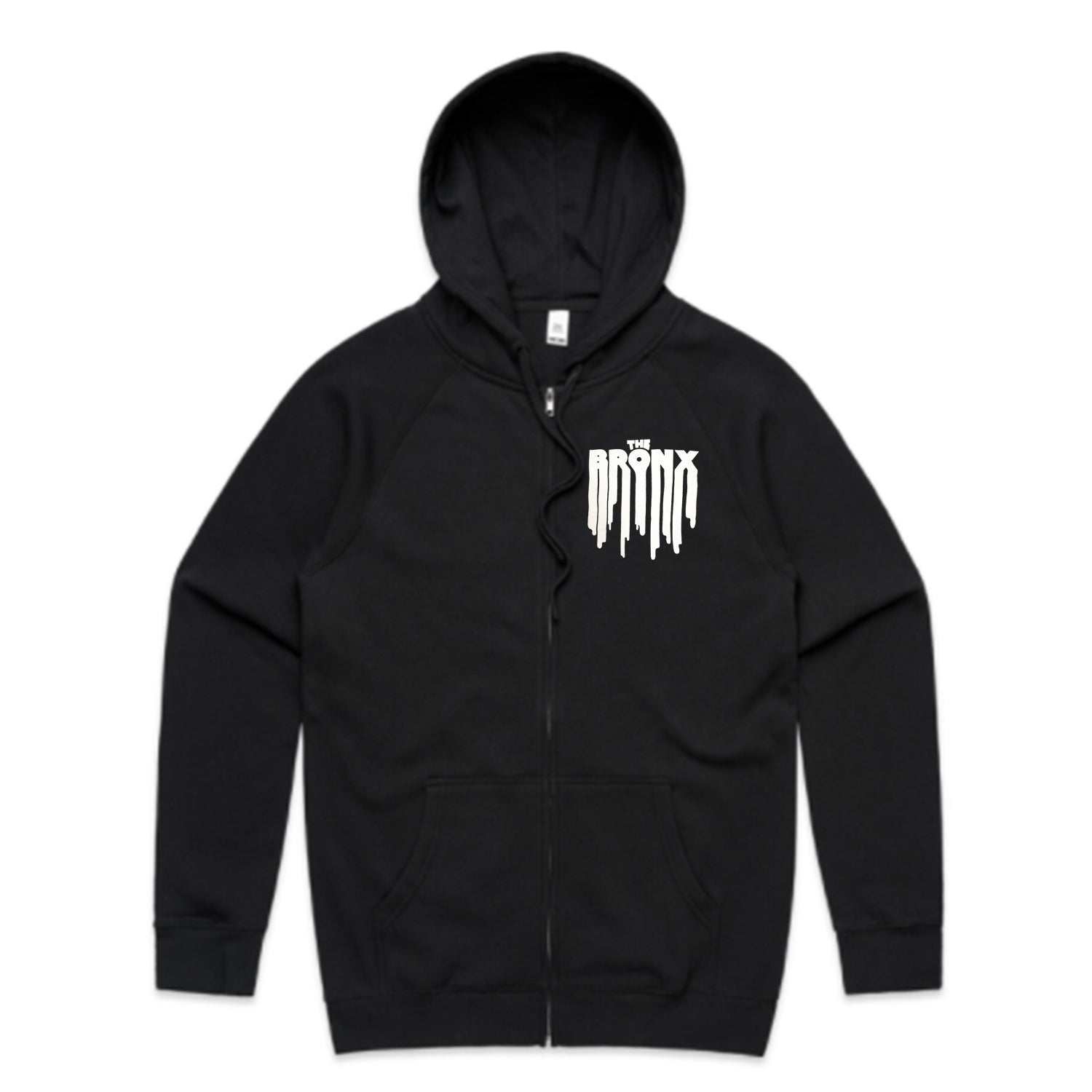 The Bronx - Drip Logo Zip Up Hoodie (Black)