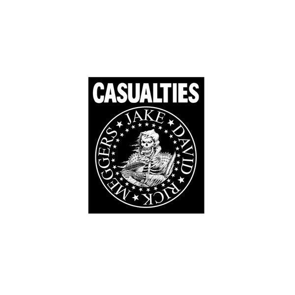 The Casualties - Ramones Sticker