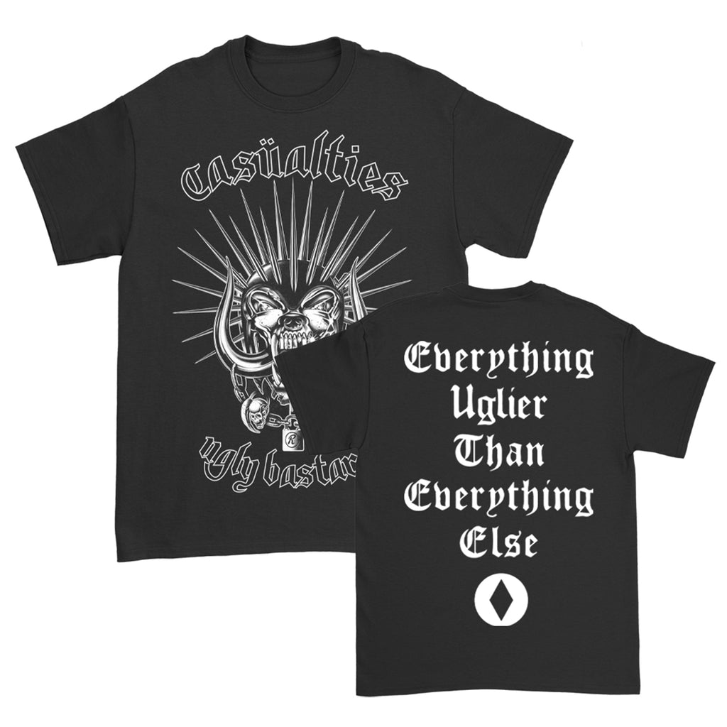 The Casualties - Ugly Bastards Tee (Black)