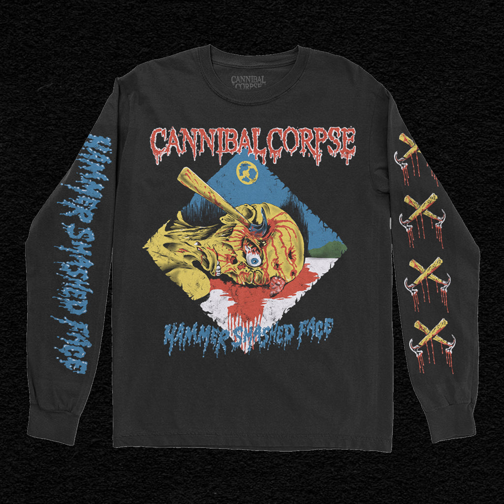 Cannibal Corpse - Hammer Smashed Face Longsleeve (Black)
