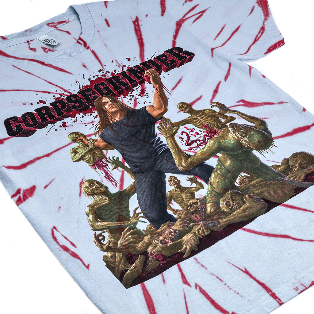 Album Art Dyed T-Shirt (Red Swirl)