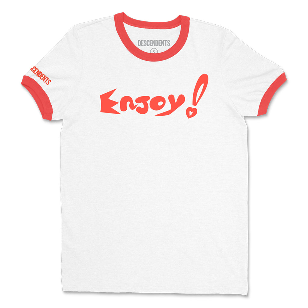 Descendents - Enjoy! Ringer Tee (White/Red)