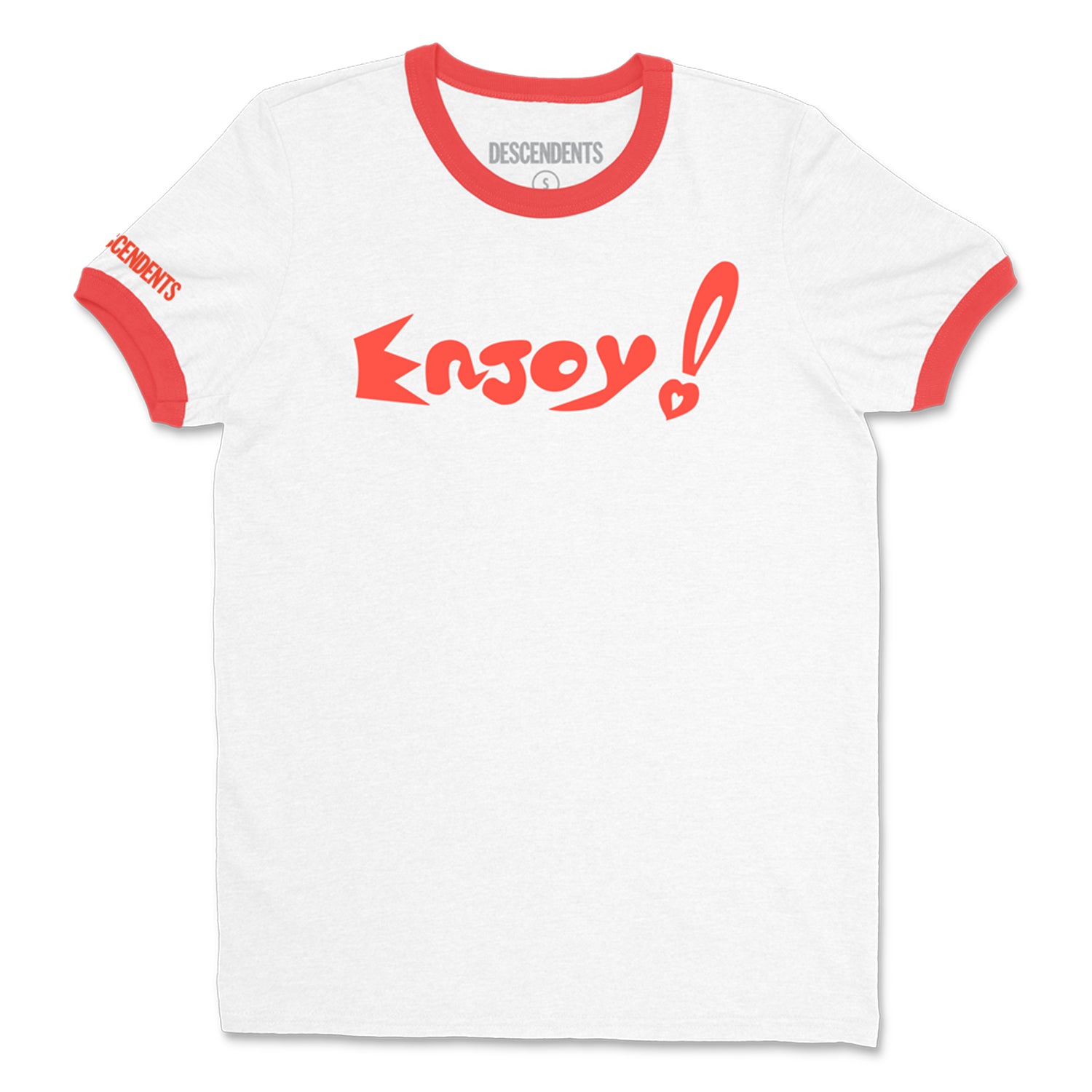Descendents - Enjoy! Ringer Tee (White/Red)