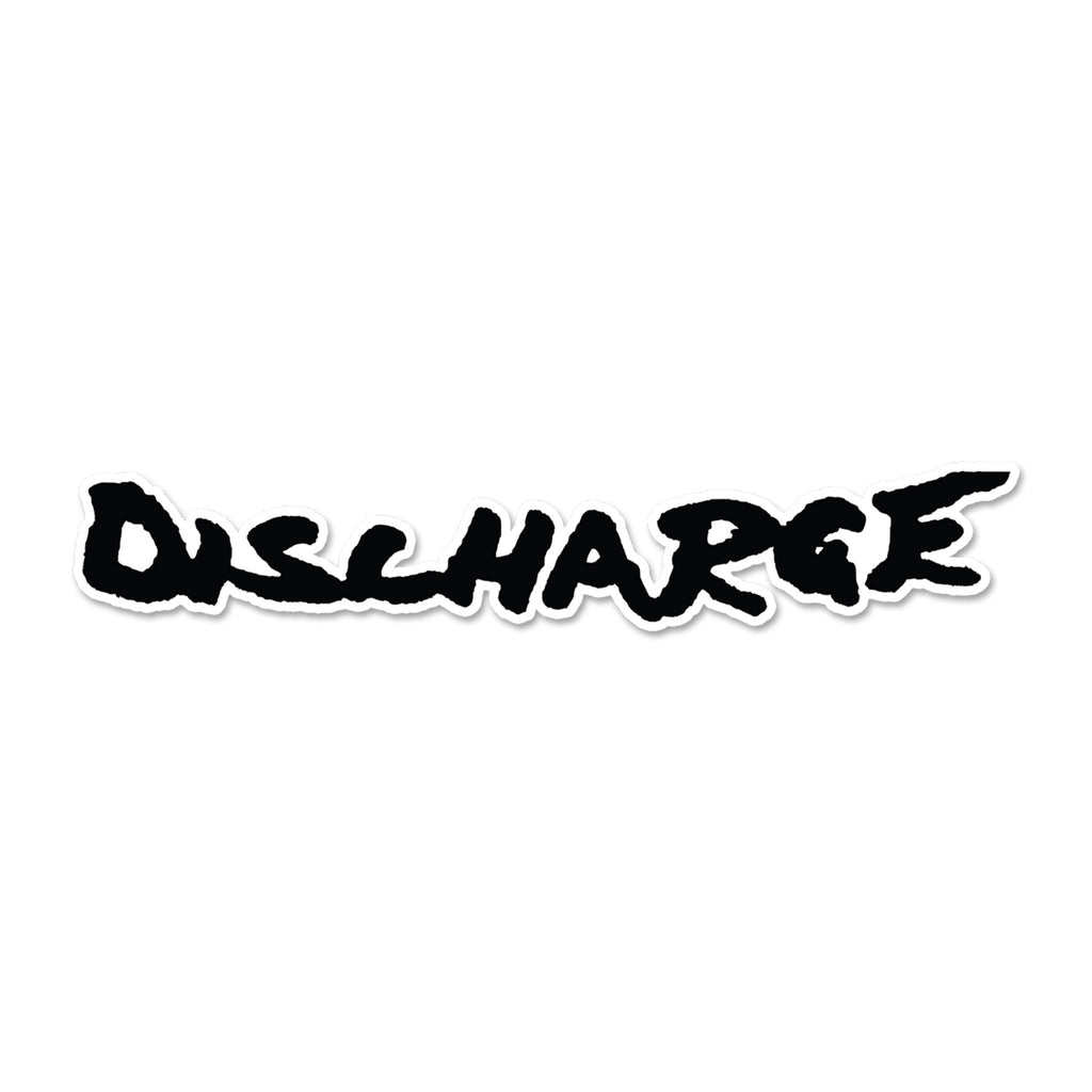 Discharge – Logo Die Cut Sticker